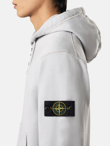 Veste Coton Gris Perle