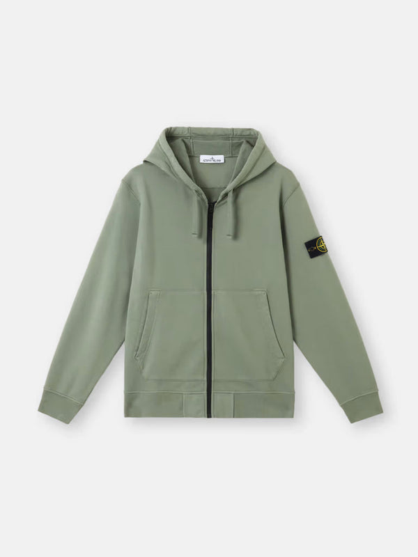Veste Coton Vert Sauge