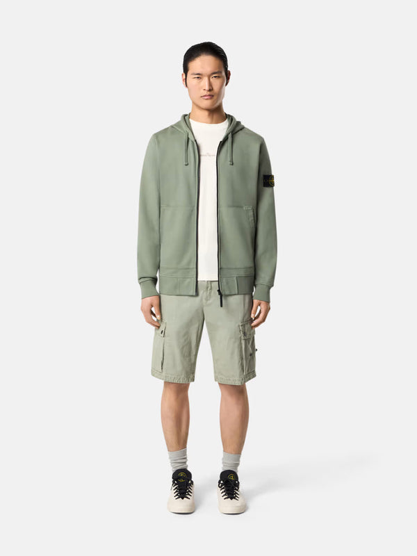 Veste Coton Vert Sauge